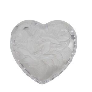 Mikasa Studio Nova Winter Rose Covered Crystal Trinket Box